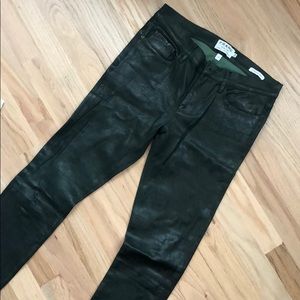 Brand new Lamb leather Frame pants